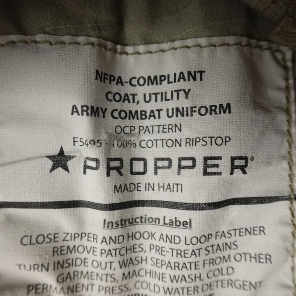 Military Jacket Mens S Multicam OCP Camo Army Combat Uniform Coat Tactical ACU - Picture 9 of 12